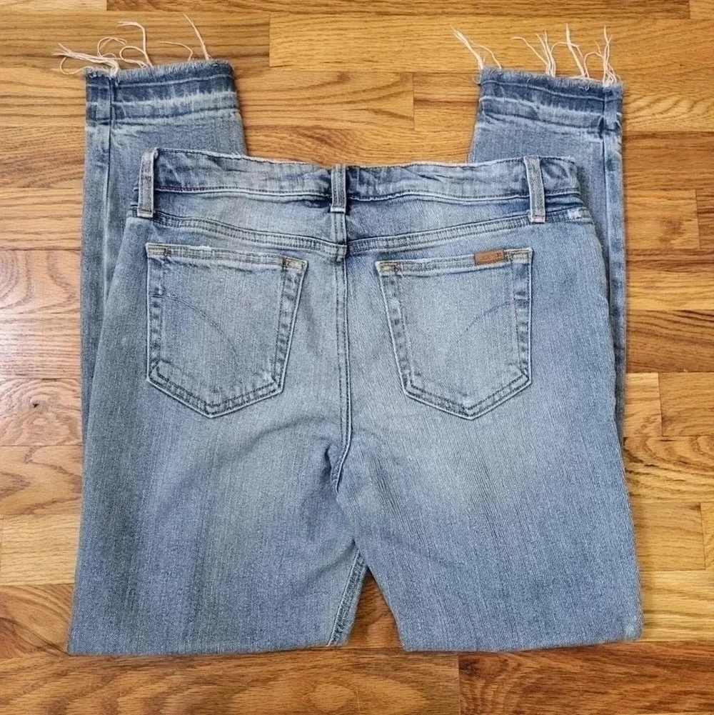 Joe's Jeans Collector's Edition The Icon Ankle Mid-Rise Skinny Raw Hem Jeans(30)